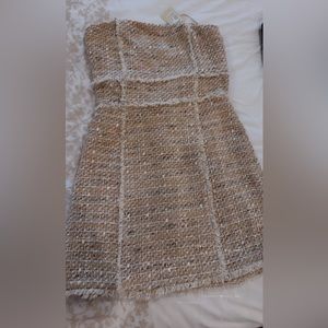 Ramy Brook tweed and sequin dress, size 4, fully lined, new with tags.